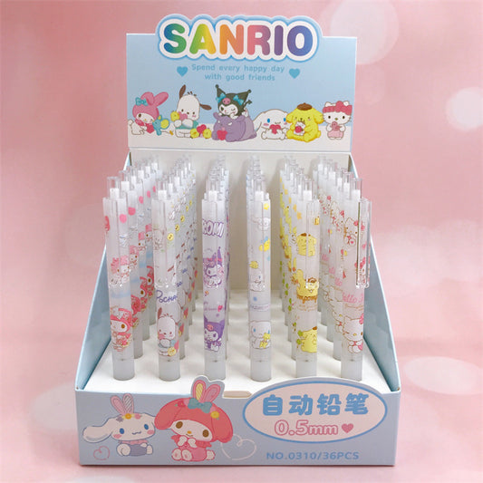 0310 large collection limited edition press active pencil cartoon girl heart student must be free to cut 0.5 pencil