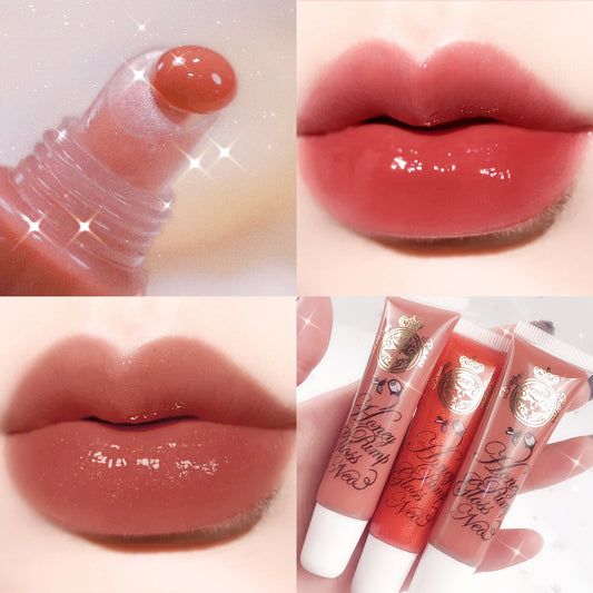 Dragon Ranee Wholesale Transparent Lip Gloss Lip Glaze Lip Oil Glass Water Light Mirror Moisturizing Moisturizing Jelly Pearl Strip Shimmer Lips